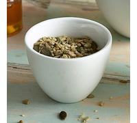 Genware Royal Conical Bowl 7.5cm - White Porcelain Bowls for Serving Side Dishes, Sauces or Dips