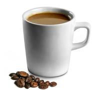 Genware Royal Conical Coffee Mugs 22cl - Pack of 6 | Coffee Cups, Tea Mug, Porcelain Coffee Mug, White Coffee Mug | 7.75oz Coffee Mug