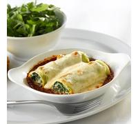 Genware Royal Oval Eared Dishes 22cm - Pack of 4 | White Dishes, Porcelain Dishes | Commercial Quality Tableware by Royal