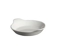 Genware SPF21-W Royal White Round Eared Dish, 21cm Diameter, Pack of 6