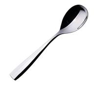 Genware Square Cutlery 18/0 Tea Spoons - Set of 12 - Stainless Steel Teaspoons