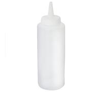 Genware Squeeze Bottles Clear 12oz / 35 ase of 12 | Squeeze Dispensers, Condiment Dispensers, Sauce Dispensers