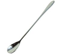 Genware Stainless Steel Long Latte Drinks Spoon, Pack of 12