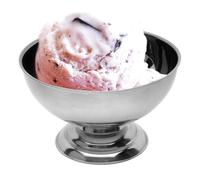 Genware Stainless Steel Sundae Cup 18cl / 6oz - Polished Dessert & Ice Cream Dish - Durable Catering & Home Use