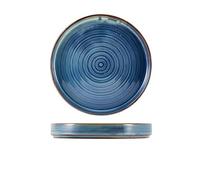 Genware Terra Porcelain, Aqua Blue, Presentation Plate, 210mm, PR-PBL21, Pack of 6