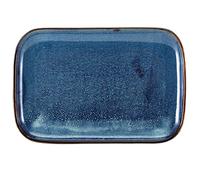 Genware Terra Porcelain, Aqua Blue, Rectangular Plate, 345mm x 235mm, RP-PBL34, Pack of 6