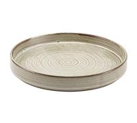 Genware Terra Porcelain Grey Presentation Plate, 21cm, PR-PG21, Pack of 6
