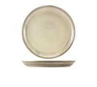 Genware Terra Porcelain Matt Grey Coupe Plate, 27.5cm, CP-PMG27, Pack of 6