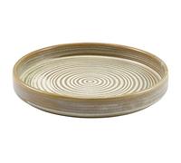 Genware Terra Porcelain Matt Grey Presentation Plate, 18cm, PR-PMG18, Pack of 6