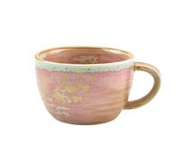 Genware Terra Porcelain, Rose, Coffee Cup, 285ml, CUP-PRS28, Pack of 6
