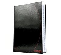 genXon A4 Hard Cover A-Z Index Notebook Ruled Book 192 Pages Phone Address Book Notes Organiser Tabbed Book