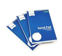 genXon Spiral Office Reporters Notebook, 300 pages 150 sheets 127x205mm 8” x 5” [Pack 5]
