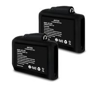 GENYESTAR 7.4V 2500mAh Rechargeable Li-Polymer Electric Batteries Replacement Set Compatible with Heated Gloves, Socks, Jacket, Mittens, Vest (Charger Not Included), Pack of 2