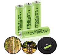 GENYESTAR AA Solar Light Batteries Rechargeable AA Batteries NIMH 600mAh 1.2V Double A Rechargeable Battery for Garden Lawn Landscaping Solar lamps Remotes
