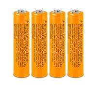 GENYESTAR Ni-MH 1.2V AAA 650mAh Rechargeable Batteries for Panasonic Wireless Cordless Phones, Remote Controls, Electronics Toys,4 Pack