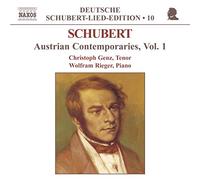 Genz:Rieger - SCHUBERT: Lied Edition 10 - Austrian Contemporaries, Vol. 1