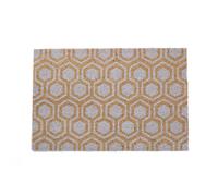 Geo Doormat Beehive-patterned Shoe Scraping Solution