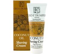 Geo F Trumper Shave Cream - Coconut Oil 75g Tube Shaving Soft Best brush