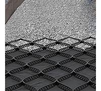 Geo Grid,Geogrid Ground Stabilizer for Gravel Reinforcement & Erosion Control, 2x2m Polyethylene Soil Retaining Grid for Garden & Woodland | Durable Landscape Solution