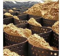 Geo Grid,Permeable Geo Grid Paver for Ground Stabilization, 4x4M Gravel Pathway & Driveway Grid, Ideal for Gardens, Sheds, Arenas & Slopes, Durable Geocell Structure