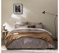 Geo Mineral Printed Cotton Percale Duvet Cover, 140 x 200 cm, ESSIX