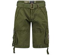 Geo Norway/Geographical Norway Pantheon Men - Men's Shorts / Bermuda - Cotton Cargo Shorts, Boys/Men Clothing for Summer - Shorts and Bermuda Shorts, khaki, L