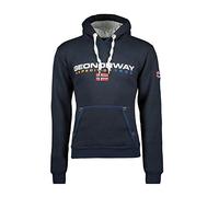 GEO NORWAY Men's Golivier Hooded Sweatshirt, Marine, M Navy