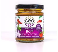 Geo Organics Balti Curry Paste 180g (Pack of 6) Serves 4 | Organic Curry Paste | Certified Organic & Vegan Friendly | Authentic Restaurant Recipe Base Indian Balti Vegan Food