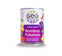 Geo Organics Bombay Potatoes 400g (Pack of 3) | All-Organic, Vegan & Flavorful | Quick & Aromatic Bombay Potato | Tasty Bombay Potatoes Perfect for Any Meal or Snack!