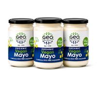 Geo Organics Organic Vegan Mayo | Plant-Based Egg-Free Mayonnaise | Certified Organic | Dairy Free | Perfect for Sandwiches, Salads & Dips (370ml (Pack of 3))