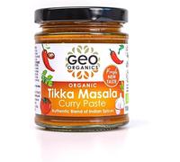 Geo Organics Tikka Masala Curry Paste 180g (Pack of 6) Serves 4 | Organic Curry Paste | Certified Organic & Vegan-Friendly | Authentic Restaurant Recipe Base Tikka Masala Vegan Food