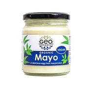 Geo Organics Vegan Mayonnaise 240ml (Pack of 1) | Egg-Free, Dairy-Free, Plant-Based Mayo | Palm Oil Free, Gluten-Free & Organic Mayonnaise | Suitable for Vegetarians and Vegans