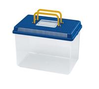 Ferplast Plastic Fish Aquarium GEO Large 30 x 20 x h 20,3 cm., Blue