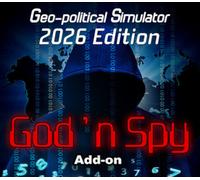 Geo-Political Simulator - God'n Spy 2026 Edition Add-on DLC PC Steam CD Key