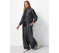 Geo Print Satin Co-ord Trousers 10