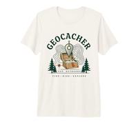 Geocacher Find Hide Explore Adventure Design Premium T-Shirt