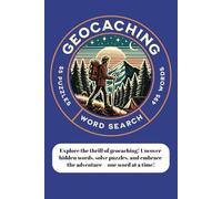 Geocaching Word Search Book - A Geocaching Puzzle Adventure: Word Searches with Easy to Read Print about Conspiracy Theories and More | 6x9 inches, ... Gift for Vacations, Holidays, and Free Times