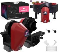 GEOCCI Electric Knitting Machine Adapter for ADDI 46-Needle Round Knitting Machine (Red and Black)