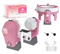 GEOCCI Electric Knitting Machine Adapter for Sentro 40-Needle and 48-Needle Round Knitting Machines (Pink)