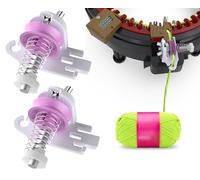 GEOCCI Knitting Machine Tensioners，Compatible for ADDI 46 Needle Circular Knitting Machine，Plastic Material（2-Pack）
