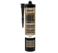 Geocel The Works Pro Superior Construction Sealant & Adhesive Grey 290ml