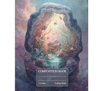 Geode Ecosystem Composition Notebook for Students: Magical Realms Inside a Crystal: Wide Ruled Paper for School Notes, Journaling, Math, Science & Creative Writing