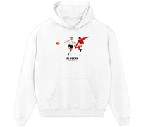 Geoff Hurst Icon Men's White Hoodie - White / 3XL