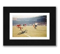 GEOFF HURST Signed 8x6 Inch Mounted Photo Print Pre Printed Signature England World Cup 1966 - Autograph Football Gift, Ready To Be Framed