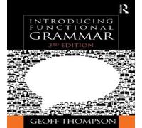 Geoff Thompson Introducing Functional Grammar Paperback Book Geoff Thompson Multicolor