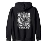 Geoffrey Chaucer Canterbury Tales Zip Hoodie