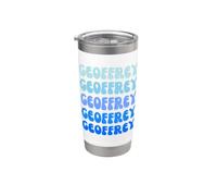 Geoffrey Name Minimalist Design Stainless Steel Insulated Tumbler