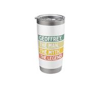 Geoffrey The Man The Myth The Legend Funny Personalized Stainless Steel Insulated Tumbler