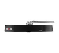 Geofire Agrippa Battery Operated Acoustic Free-Swing Fire Door Closer - Black - Power Size EN 4 | Completely Wireless | Makes Opening Heavy Fire Doors Easy | Ideal for Care Homes & Hospitals