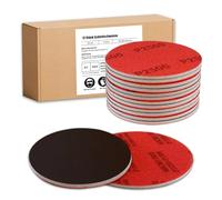 GEOGIEEW 12PCS Sanding Sponges, 180-2500 Grit 150mm Sanding Pads Assortment, Soft Foam Sand Block Wet Dry Sandpaper for Model Drywall Metal Wood Furniture Polishing